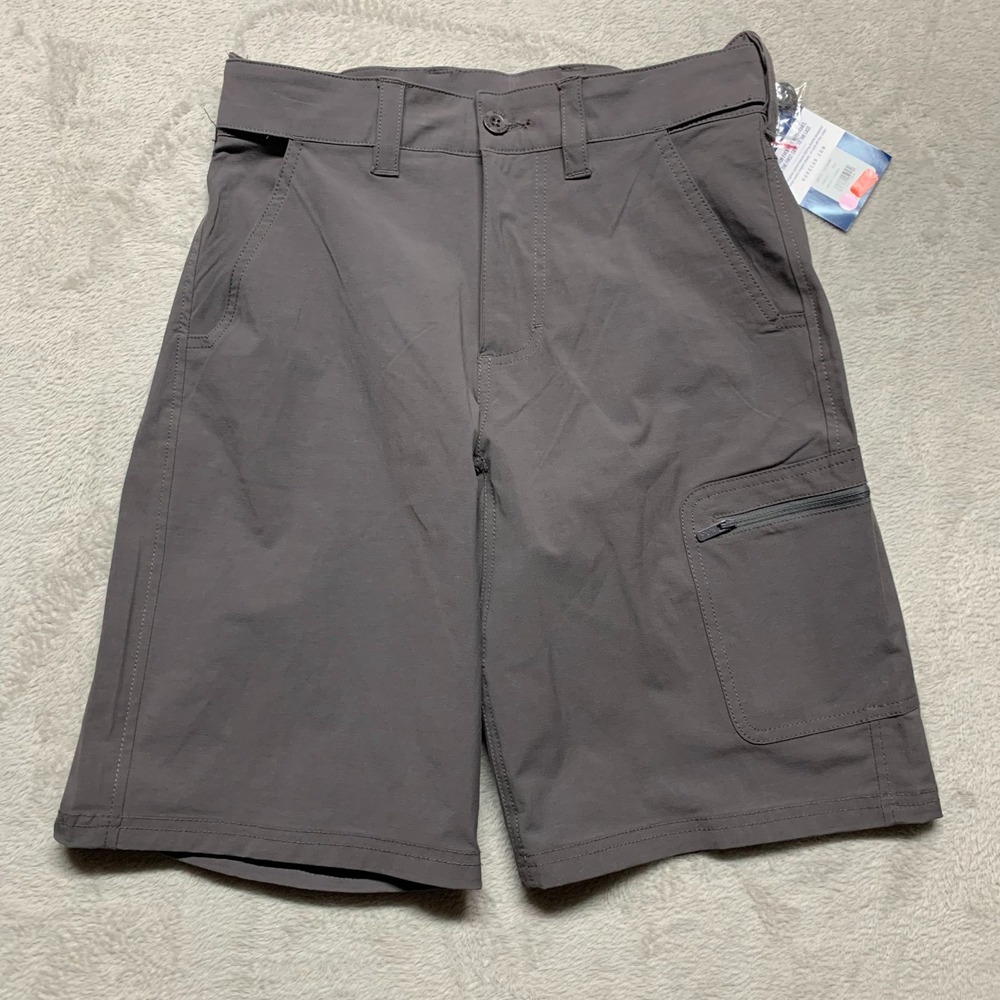 NWT Huk Men's S Next Level‎ 10.5" Shorts Gray FISHING Outdoor MSRP $65